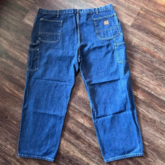 Carhartt B13 DST Original Dungaree Fit‎ Jeans - 48x30 Relaxed Fit Workwear Denim - Picture 5 of 7